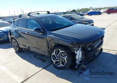 2025 Hyundai Kona N Line S from USA, damaged, VIN KM8HB3A3XSU283117